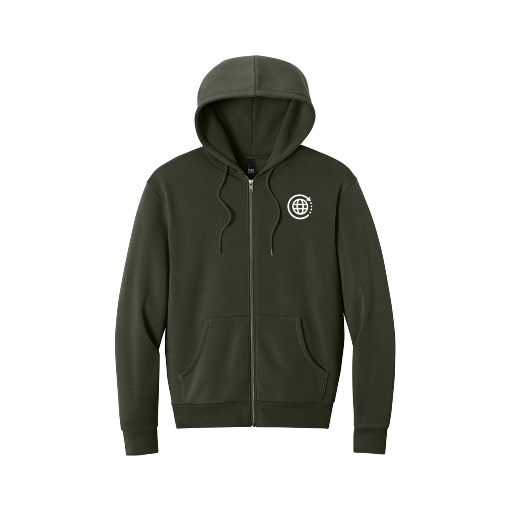Mobile Repair Solutions - District® MelloFleece Full-Zip Hoodie