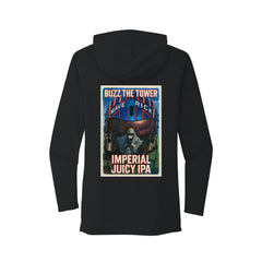 GrizzlyBird Brewing Company - Sun Logo & IPA Backs - District ® Women’s Featherweight French Terry ™ Hoodie