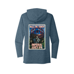 GrizzlyBird Brewing Company - Moon Logo & IPA Backs - District ® Women’s Featherweight French Terry ™ Hoodie