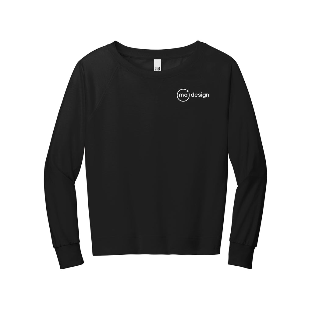 MA Design - District® Women’s Featherweight French Terry™ Long Sleeve Crewneck