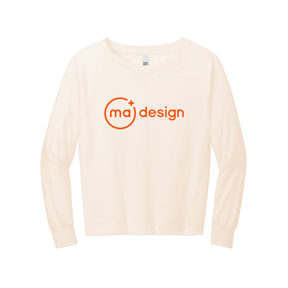 MA Design - District® Women’s Featherweight French Terry™ Long Sleeve Crewneck