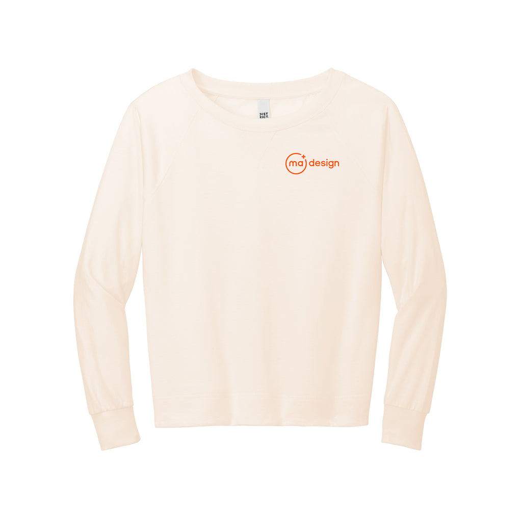 MA Design - District® Women’s Featherweight French Terry™ Long Sleeve Crewneck