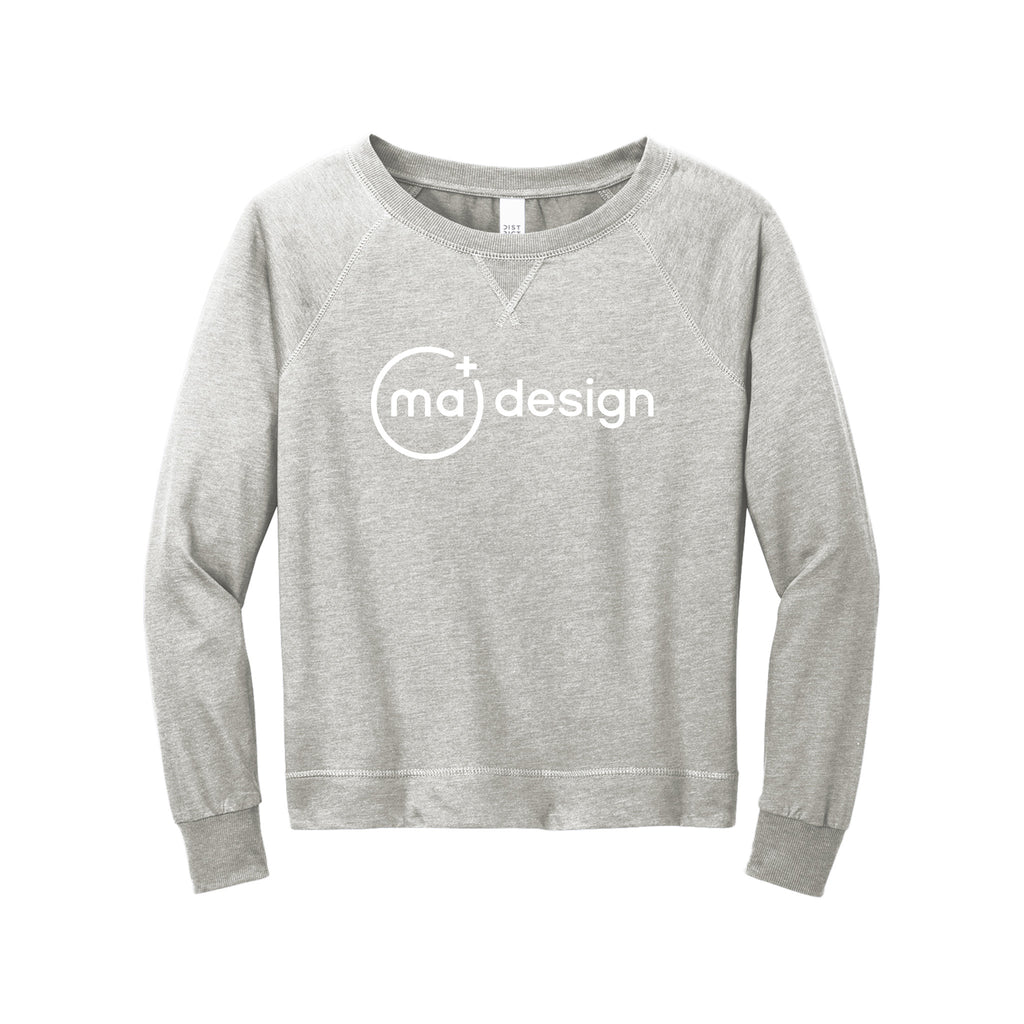MA Design - District® Women’s Featherweight French Terry™ Long Sleeve Crewneck