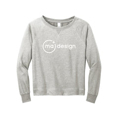 MA Design - District® Women’s Featherweight French Terry™ Long Sleeve Crewneck
