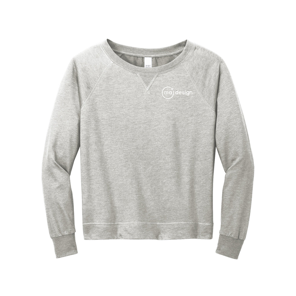 MA Design - District® Women’s Featherweight French Terry™ Long Sleeve Crewneck