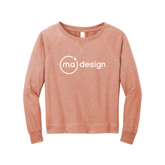 MA Design - District® Women’s Featherweight French Terry™ Long Sleeve Crewneck