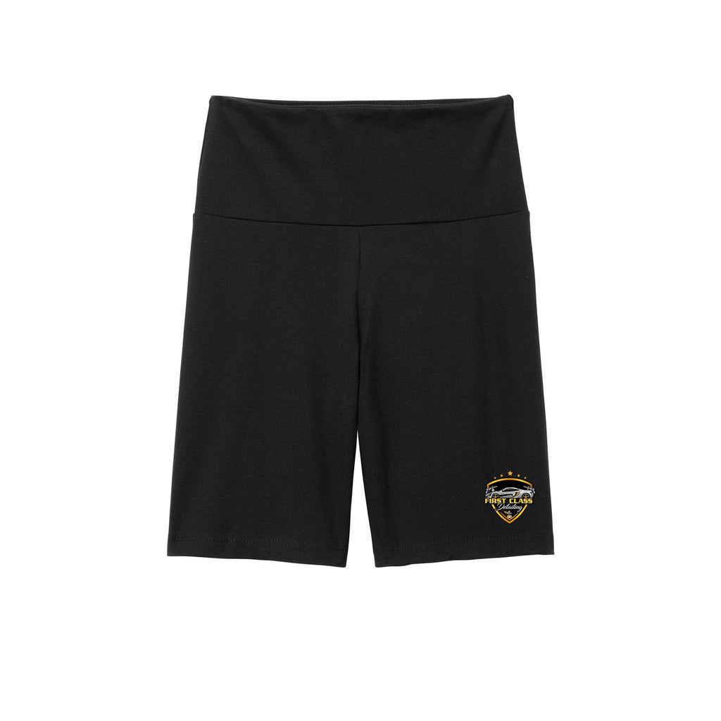 First Class Detailing - District® Women’s Flex High-Waist Bike Short