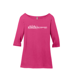 The Barker Team - District ® Women’s Perfect Weight ® 3/4-Sleeve Tee