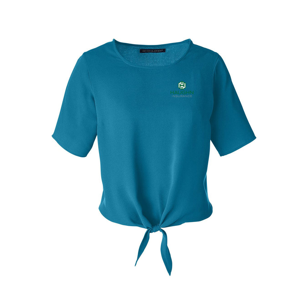 Haughn & Associates - Women's Perfect Fit™ Tie Front Blouse
