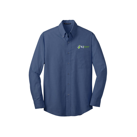 KJ Management Group - Port Authority® Crosshatch Easy Care Shirt