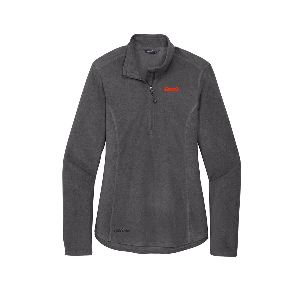 Cassill - Eddie Bauer® Ladies 1/2-Zip Microfleece Jacket