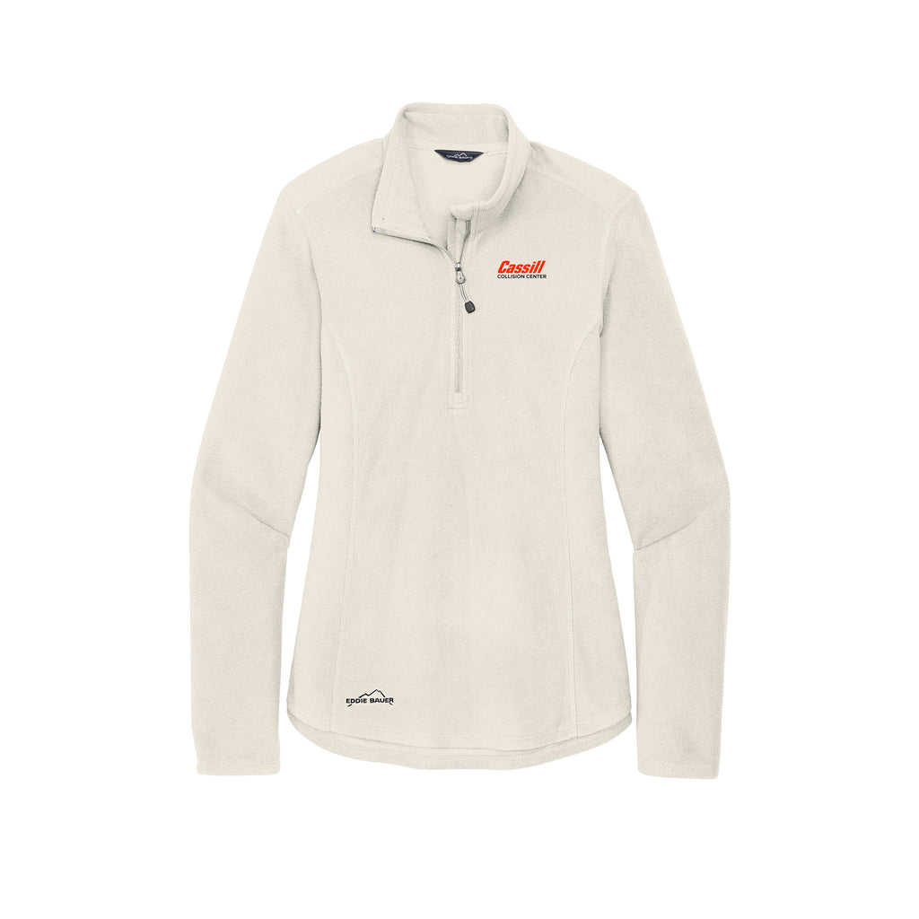 Cassill - Eddie Bauer® Ladies 1/2-Zip Microfleece Jacket