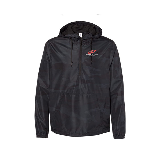 Power Blendz - Independent Trading Co. - Lightweight Quarter-Zip Windbreaker Pullover Jacket