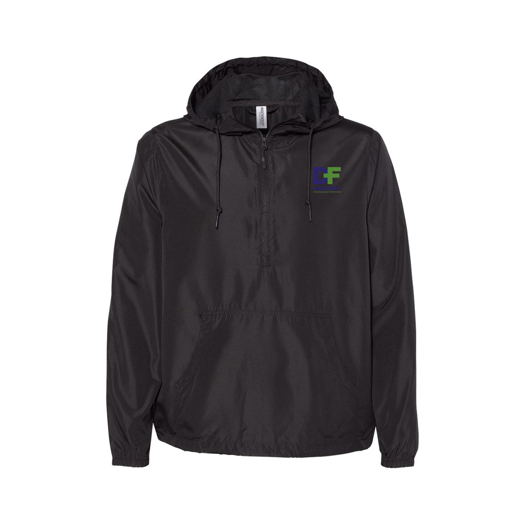 Datafield Technology Services - Independent Trading Co. - Lightweight Quarter-Zip Windbreaker Pullover Jacket