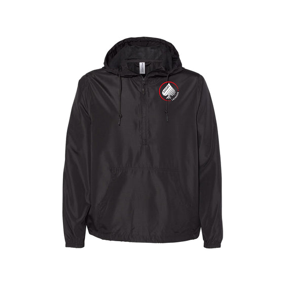 Blackjack Lacrosse - Independent Trading Co. - Lightweight Quarter-Zip Windbreaker Pullover Jacket