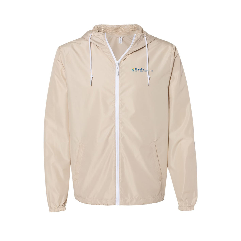 Bloom Life Wealth & Business Planning - Men's Lightweight Windbreaker Full-Zip Jacket