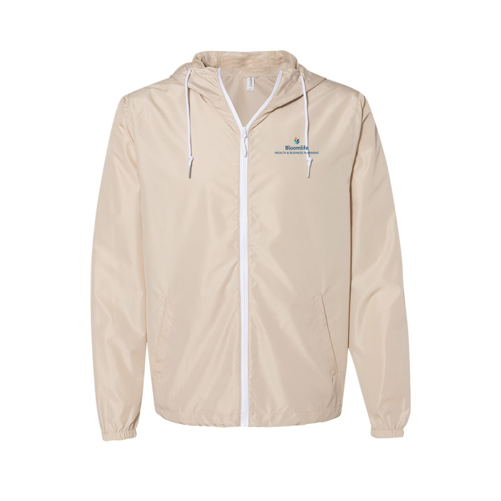 Bloom Life Wealth & Business Planning - Men's Lightweight Windbreaker Full-Zip Jacket