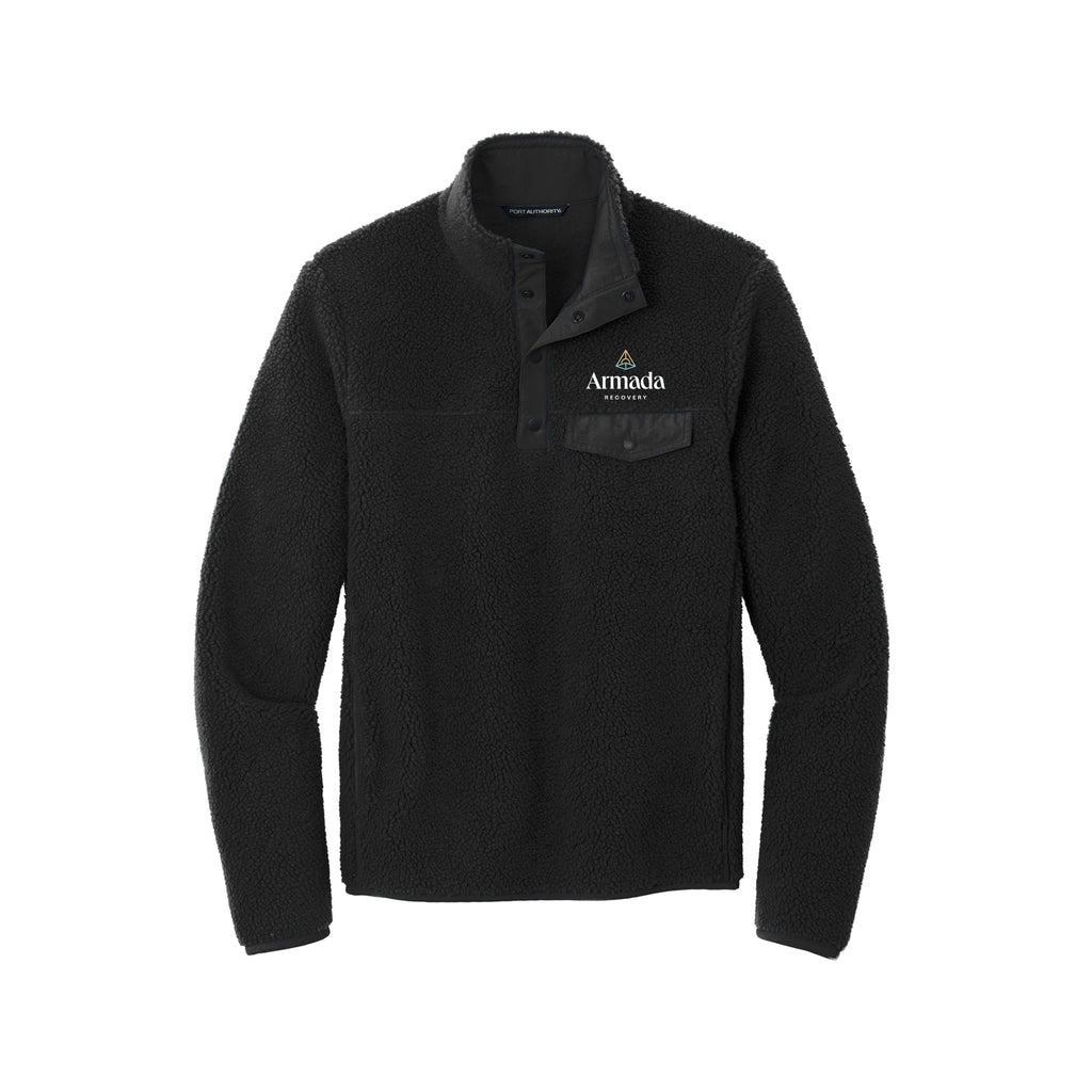 Armada Recovery - Port Authority® Camp Fleece Snap Pullover