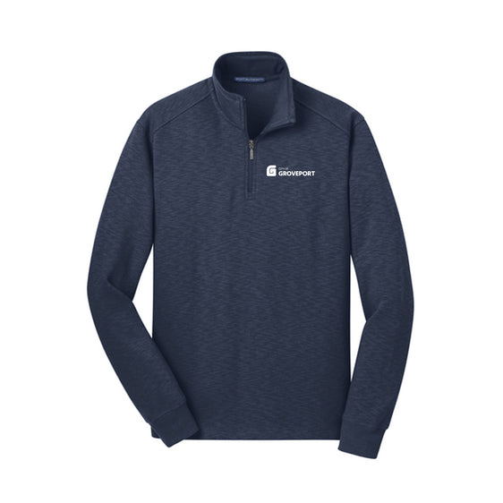 City of Groveport - Port Authority® Slub Fleece 1/4-Zip Pullover