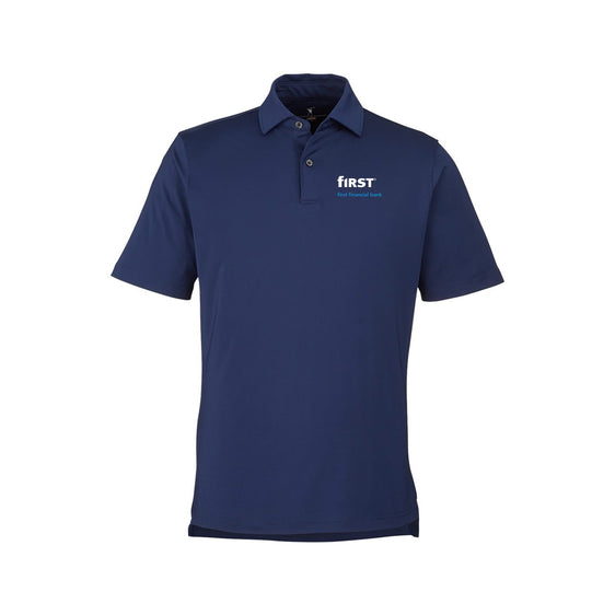 First Financial - Fairway & Greene - USA Made Tournament Solid Tech Polo