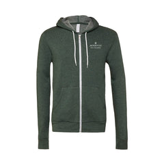 Monrovia - Unisex Sponge Fleece Full-Zip Hoodie Sweatshirt