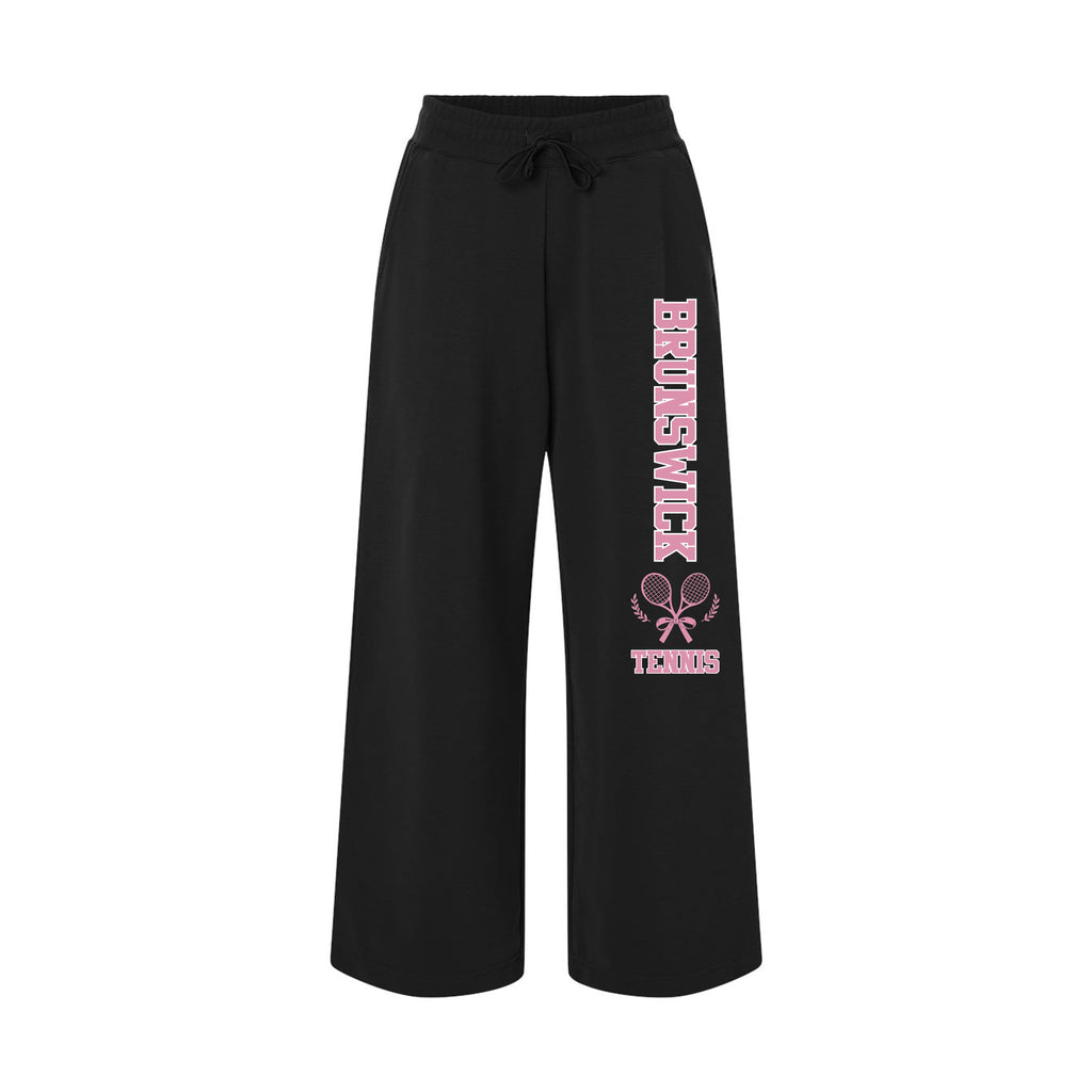 Brunswick Girls Tennis - Women's French Terry Wide Leg Pants