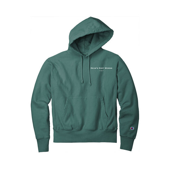 Deim's Dirt Works - Champion® Reverse Weave® Garment-Dyed Hooded Sweatshirt