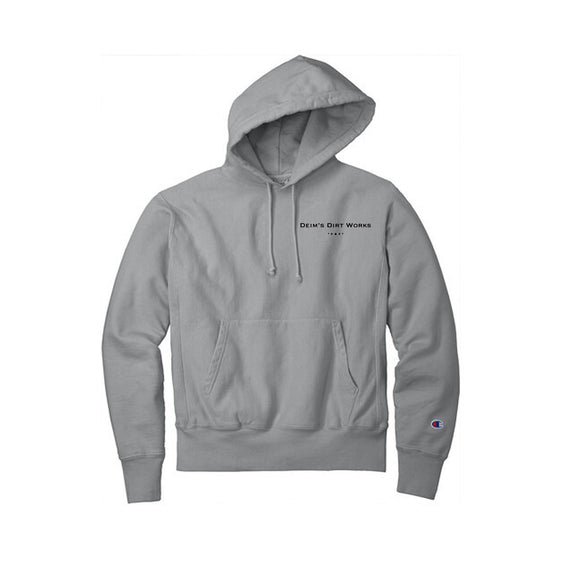Deim's Dirt Works - Champion® Reverse Weave® Garment-Dyed Hooded Sweatshirt