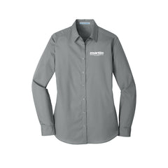 Martin Painting - Port Authority® Women's Long Sleeve Carefree Poplin Shirt