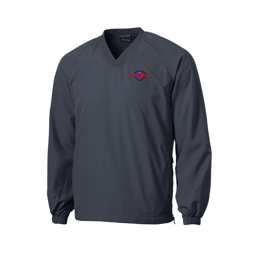 American Air - Sport-Tek® V-Neck Raglan Wind Shirt