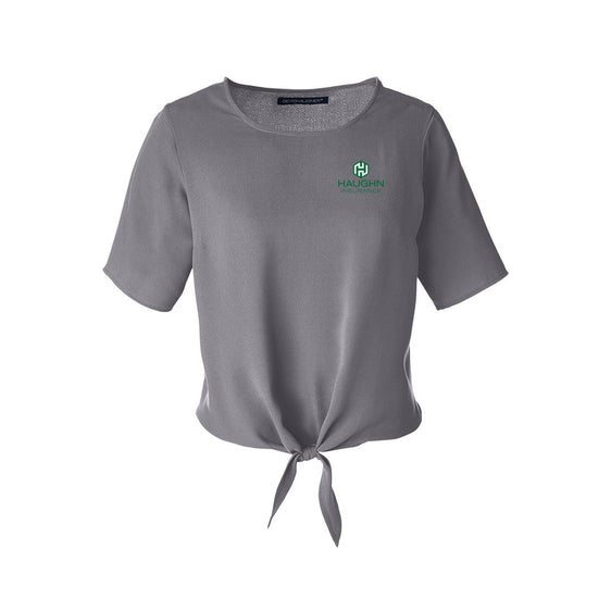 Haughn & Associates - Women's Perfect Fit™ Tie Front Blouse