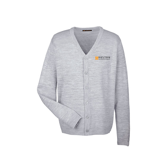 Rhythm Architecture - Harriton Men's Pilbloc™ V-Neck Button Cardigan Sweater