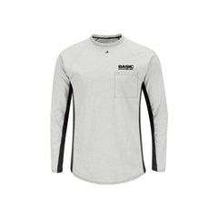 Basic Systems - MEN'S FR LONG SLEEVE BASE LAYER WITH CONCEALED CHEST POCKET