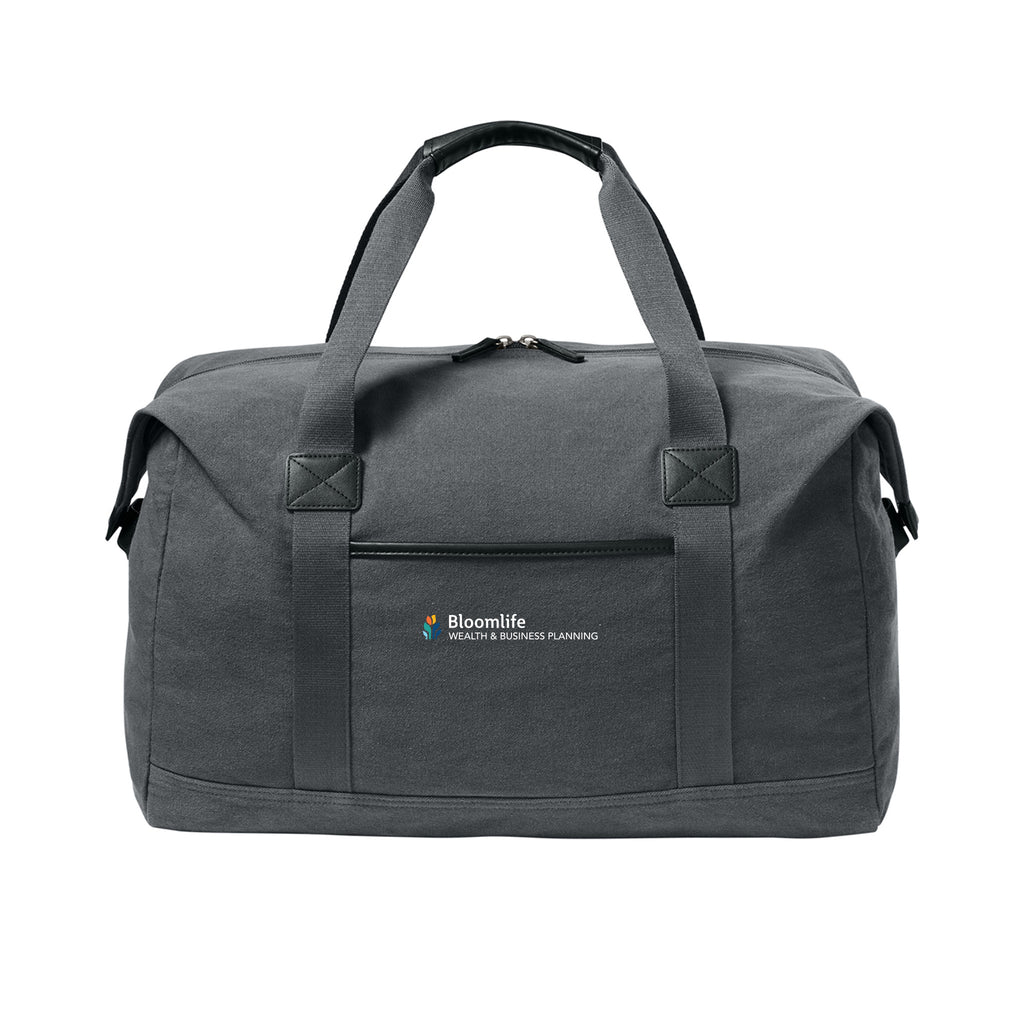 Bloom Life Wealth & Business Planning - Port Authority® Washed Canvas Duffel