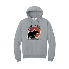 GrizzlyBird Brewing Company - Sun Logo - Jerzees Ultimate™ Unisex CVC Ring Spun Hooded Sweatshirt