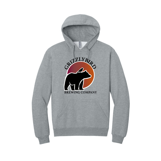 GrizzlyBird Brewing Company - Sun Logo - Jerzees Ultimate™ Unisex CVC Ring Spun Hooded Sweatshirt