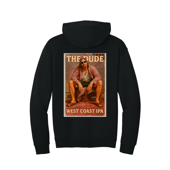 GrizzlyBird Brewing Company - Moon Logo & IPA Backs - Jerzees Ultimate™ Unisex CVC Ring Spun Hooded Sweatshirt