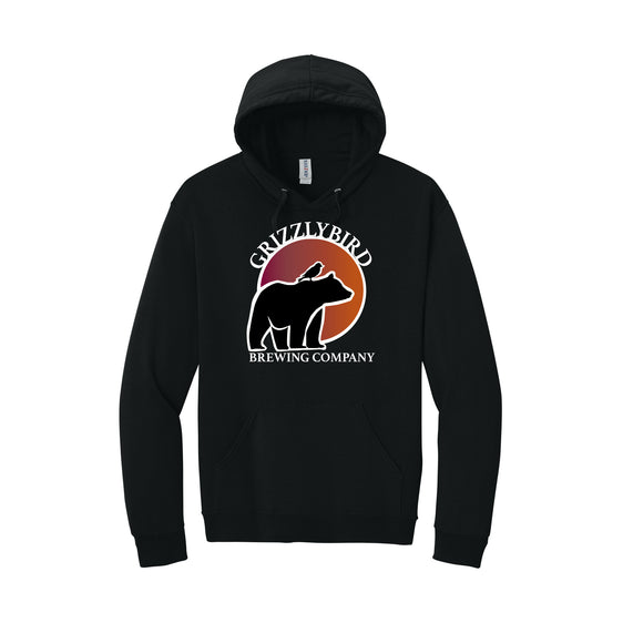 GrizzlyBird Brewing Company - Sun Logo - Jerzees Ultimate™ Unisex CVC Ring Spun Hooded Sweatshirt