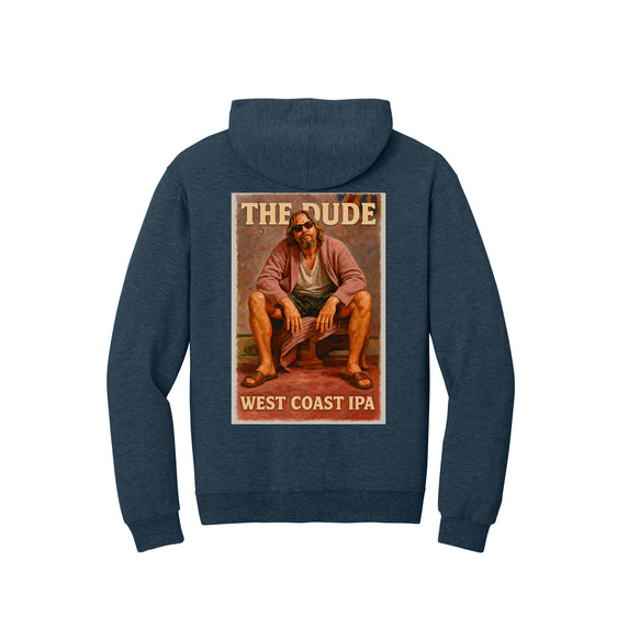 GrizzlyBird Brewing Company - Moon Logo & IPA Backs - Jerzees Ultimate™ Unisex CVC Ring Spun Hooded Sweatshirt