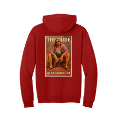 GrizzlyBird Brewing Company - Sun Logo & IPA Backs - Jerzees Ultimate™ Unisex CVC Ring Spun Hooded Sweatshirt