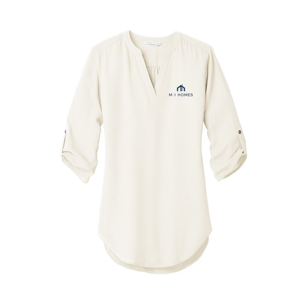 M/I Homes - Port Authority Ladies 3/4-Sleeve Tunic Blouse