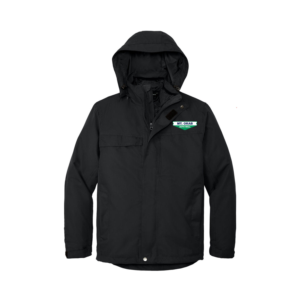 MT. Orab Auto Mall Port Authority® Herringbone 3in1 Parka Spirit