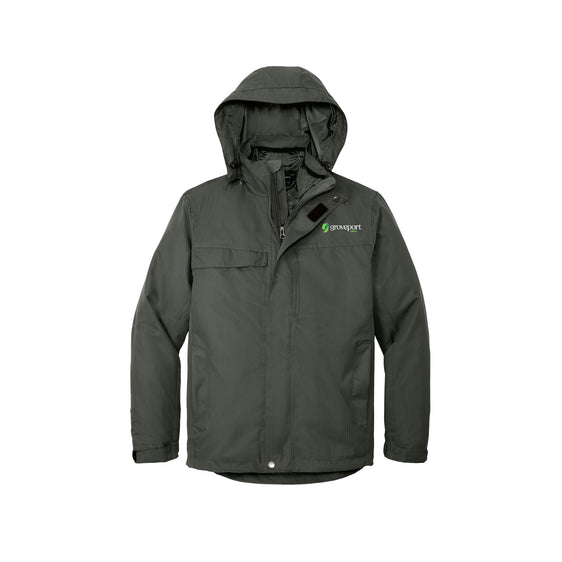 Groveport B&Z - Port Authority® Herringbone 3-in-1 Parka