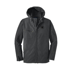 Trailblazing Real Estate - Port Authority® Textured Hooded Soft Shell Jacket
