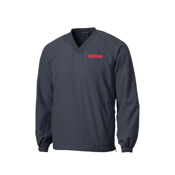Simona - V-Neck Raglan Wind Shirt