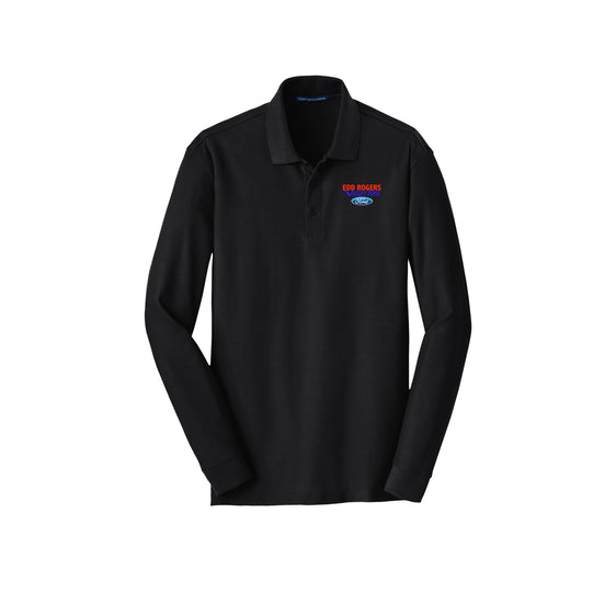 Edd Rogers Valley Ford - Port Authority® Long Sleeve Core Classic Pique Polo