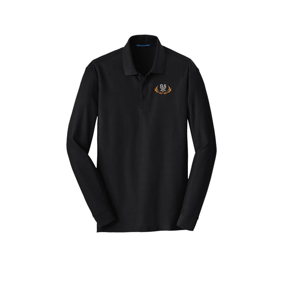 SVG C-D-J-R - Port Authority® Long Sleeve Core Classic Pique Polo