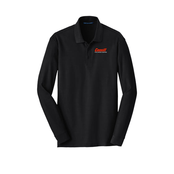 Cassill - Port Authority® Long Sleeve Core Classic Pique Polo
