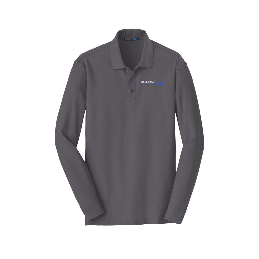 Basecamp Recovery Center - Port Authority® Long Sleeve Core Classic Pique Polo