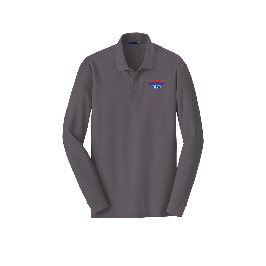 Edd Rogers Valley Ford - Port Authority® Long Sleeve Core Classic Pique Polo